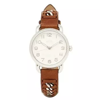 Часы COACH 14502258 Серебристо-коричневые [Coach] [Предмет]