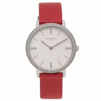 Watch COACH 14503427 35MM Red Silver [Coach] Women s [Item]