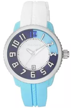 Часы CRAZY Medium Blue Dial Stainless Steel Mineral Glass Quartz 42MM Watch TY930110 White [Tendence] Женские [Товар]