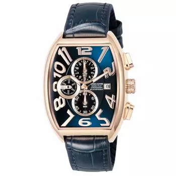 Watch DOUBLE PLAY SOLAR Navy Dial Stainless Steel Solar Battery 44MM Regular Warranty [Angel Clover] DPS38PNV-NV Men s