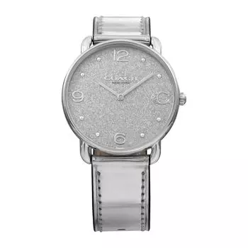 Watch ELLIOT Stainless Steel Mineral Glass Quartz Daily Waterproof 14504246 Silver [Coach] Women s [Item]