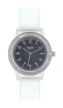 Watch Fragola Clear Case Watch Clear [Follow] N02324S-1 CL/BK Women s чёрный