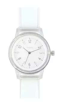 Watch Fragola Clear Case Watch Clear [Follow] N02324S-1 CL/WH Women s белый
