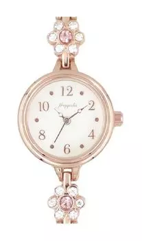 Watch fragola Flower Point Bracelet Watch PG Rose Gold [Follow] N00424S-4 Women s розовый