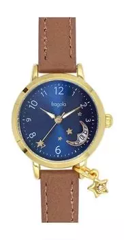 Watch fragola Moon Date Watch BR Brown [Follow] N00423S-1 Women s коричневый