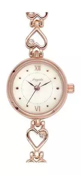 Watch Fragola Nickel Free Heart Breath Watch PG Rose Gold [Follow] N04922A-4 Women s розовый