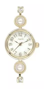 Watch fragola Pearl Stone Bracelet Watch GD Gold [Follow] N03723A-4 Women s золотой