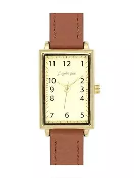 Watch Fragola Plus Antibacterial Belt Watch BR Brown [Follow] (Fragola Plus) N03820A-1 Women s коричневый