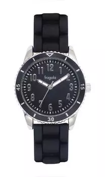 Watch Fragola Rubber Band Watch BK Black [Follow] N01523S-1 Women s чёрный