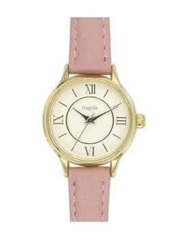 Watch Fragola Sweatproof Belt Basic Ring Watch PK Pink [Follow] H03622A-1 Women s розовый