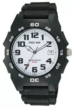 Watch FREE WAY Black [Q&Q] AA96-0011 Men s