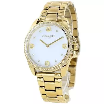 Watch Grayson Stainless Steel Bracelet Watch Gold 14504109 [Coach] Women s Women s [Item]