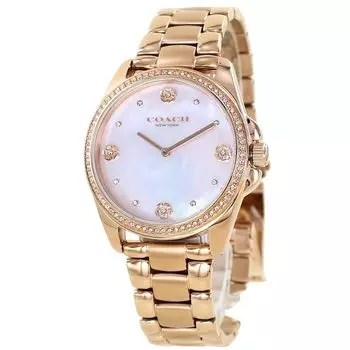Watch Grayson Stainless Steel Bracelet Watch Rose Gold 14504110 [Coach] Women s Women s [Item]