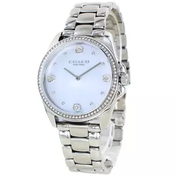 Watch Grayson Stainless Steel Bracelet Watch Two Tone Silver 14504108 [Coach] Women s Women s [Item]