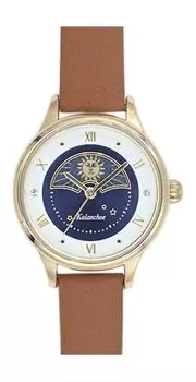 Watch Kalanchoe Sun Moon Watch BR Brown [Follow] & N00723S-1 Women s коричневый