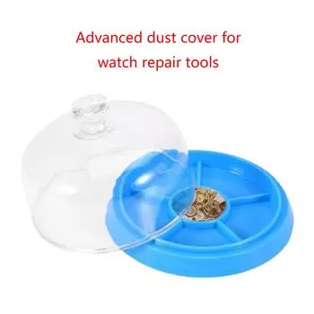 Чехол для часового механизма от пыли, влагонепроницаемый, антипылевой лоток, коробка для хранения деталей часов, сохранение точности, организация инструментов зелёный