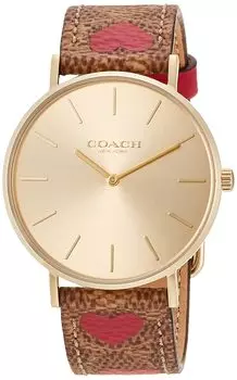 Часы PERRY 14503886 Многоцветные [Coach] Женские [Товар] золотой