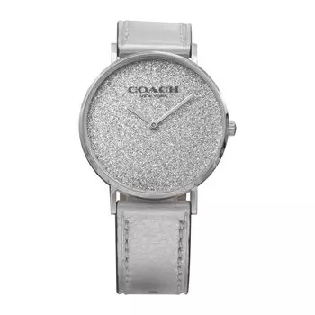 Watch PERRY Stainless Steel Mineral Glass Quartz Daily Waterproof 14504076 Gray [Coach] Women s [Item]