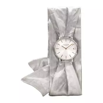 Watch PERRY Stainless Steel Mineral Glass Quartz Daily Waterproof 14503179 Gray [Coach] Women s [Item]