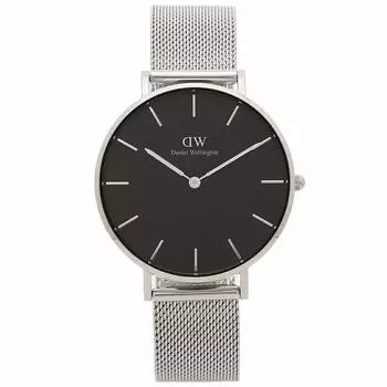 Часы Pettit 36 мм унисекс кварцевые Daniel Wellington Silver [Daniel Wellington] женские мужские (3)DW00600304 [Предмет]