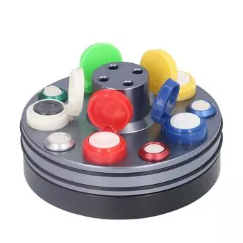 Watch Repair Oil Cups Professional Rotary Five Oil Dip Cup Metal Turntable Watch Repair Tool