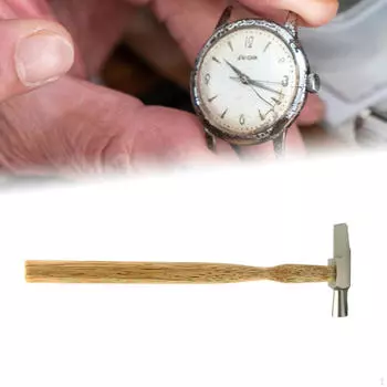 Watch Repair Steel Hammer, Sturdy Beginner Portable Compact Hand Tool, Small Hammer for