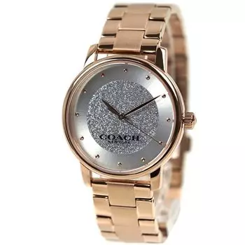 Watch Rose Gold Silver Stainless Steel Belt GRAND with Bracelet 14000090 [Coach] Women s [Item]