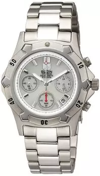 Часы серебряные [Elgin] FK1425TI-BR мужские белый