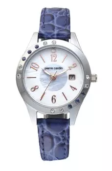 Watch Solar Watch Diamond 1P Sapphire 6P Blue [Pierre Cardin] PC-799SD Women s синий