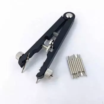 Часовые пружинные стержневые клещи легкий прочный инструмент для снятия пинцет чёрный