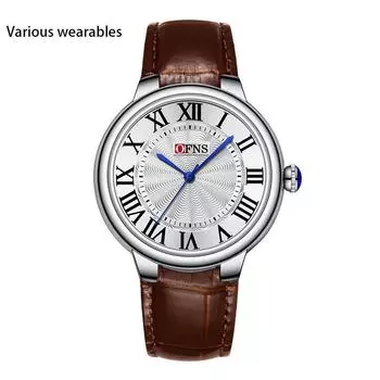 Watch Steel Band Fashion Roman Dial Light Luxury Waterproof Quartz Watch for Women