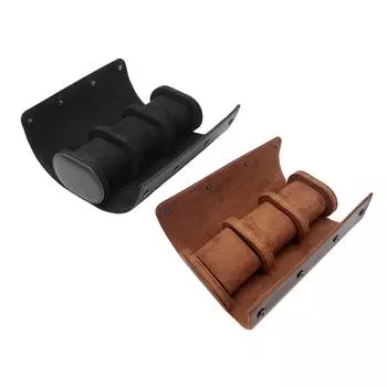 Watch Storage Box Sturdy PU Leather Home Decor Lightweight Jewelry Display Case Watch Organizer Holder Watches Organizer коричневый