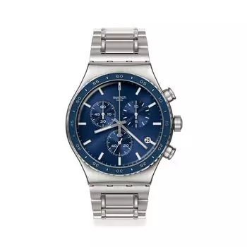 Watch Swatch COBALT LAGOON New Irony Chrono YVS496G Gray [Swatch] Men s