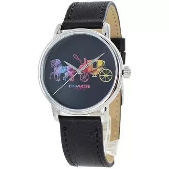 Watch Unisex Leather Belt Leather 14503585 [Coach] Women s Men s [Item]