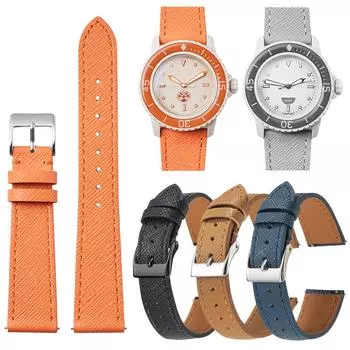 Watchband Quick Release Tapered Saffiano Leather Watch Strap 18mm 20mm 22mm Slim Watch Bands For Men Women Replacement Watchbands 22mm