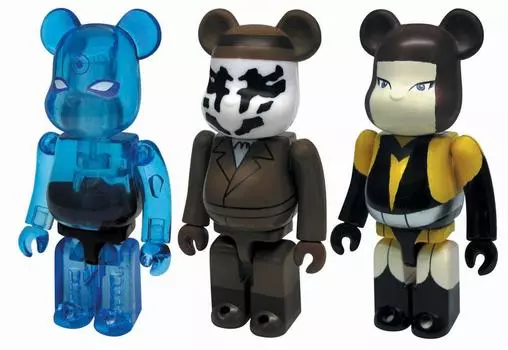 WATCHMEN 3pack set B окрашенный экшн BE@RBRICK (Фигурка из АБС и ПВХ)