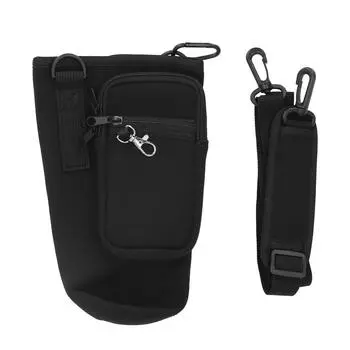 Сумка для бутылки с водой с карманом для телефона, регулируемый ремень, черный держатель для чашки с водой для Кубка Стэнли 3