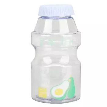 Water Bottle Cartoon Innovative BPA Free Reusable Transparent Juice Bottle for Outdoor Sports