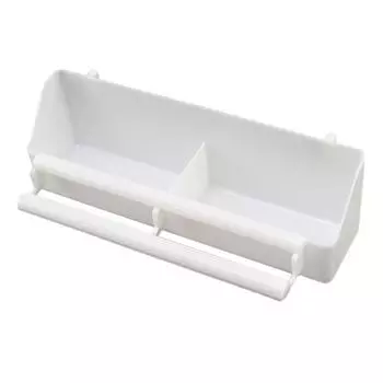 Water Bowl Plastic Cage Pet Parrot Feeding Dispenser Bird Hanging Food