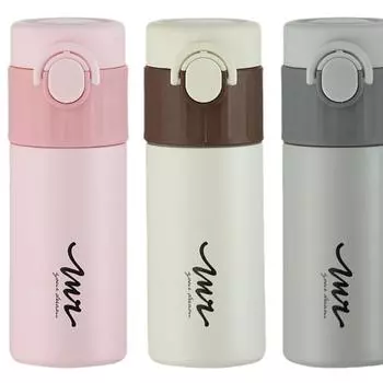 Water Cup Large Capacity Thermos Cup Double Drink Outdoor Sports Portable Creative Gifts Men s and Women s Coffee Cups 420ml