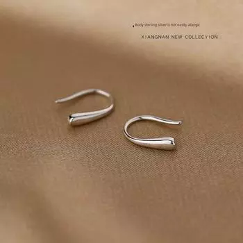 Water Drop Ear Studs Women s New Arrival Best Selling Minimalist Ear-Caring No Need to Take off Minimalist Easiest for Match Trendy Stylish Fancy A pair of drop earrings