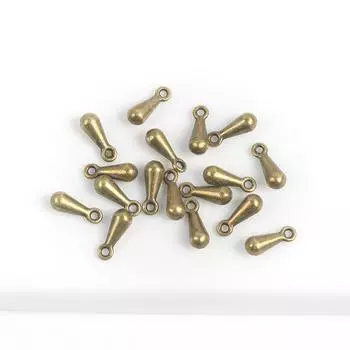 Water Drop Pendant, Bracelet, Water Drop Tail Chain Pendant, Pendant, Diy Necklace, Bracelet, Tail Chain, Jewelry Accessories. 7Mm (100pcs)