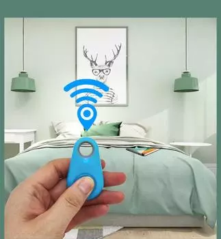 Water droplet Bluetooth anti loss device intelligent bidirectional pet phone key wallet alarm anti loss device