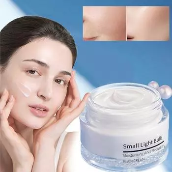 Water Light Light Bare Face Cream Увлажняющий корректор Lazy Bare Face Cream Увлажняющий крем для лица белый