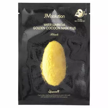 Water Luminous Golden Cocoon Beauty Mask Plus, Black, 1 Sheet, 45G