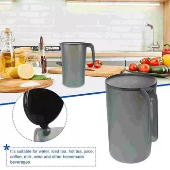 Water Pitcher with Scale Drinks Refrigerator Kettle Beverage Juice Pot Cold Lovers