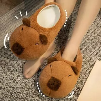 Water Porpoise Slippers Couple Women s Bedroom At Home Warm Winter Shoes Women s Shoes Autumn and Winter Indoor Cotton Shoes 35