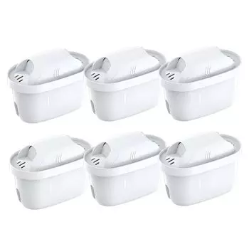 Water Purification Pot Cartridge AZMKOO Compatible Filter Cartridge Water Purifier Cartridge High Removal Japanese Specification Set of 6 [BRITA