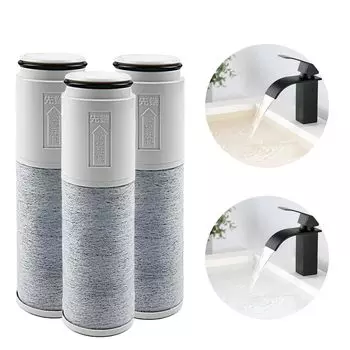 Water Purifier Cartridge Faucet with Water Purifier Function Water Purifier Cartridge 4 Types of High Performance Filter Media 11 Substances Removal