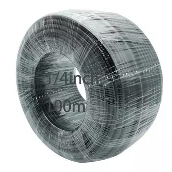 Water Purifier Water CESFONJER 100 Meters Diameter Tube for Refrigerator and Ice RO Water System 1/4 Hose, 6.3mm Maker, (Black)